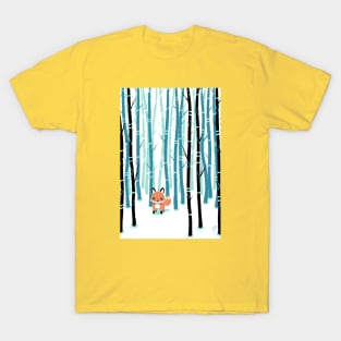 (Greeting Card) Fox in the Forest T-Shirt